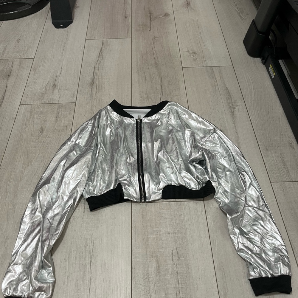 Silver Metallic Women's Jacket